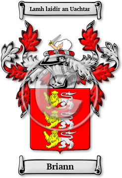 Briann Family Crest Download (JPG) Legacy Series - 600 DPI