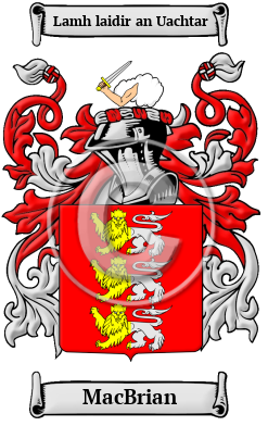 MacBrian Family Crest/Coat of Arms