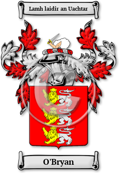 O'Bryan Family Crest Download (jpg) Legacy Series - 150 DPI