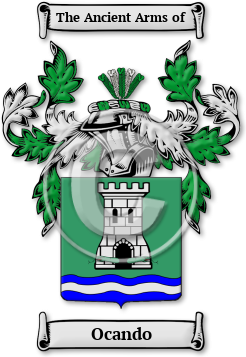 Ocando Family Crest Download (jpg) Legacy Series - 150 DPI