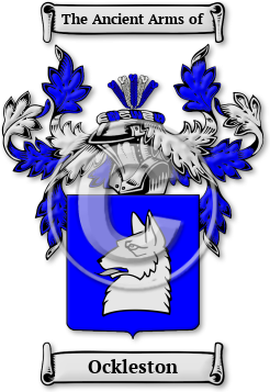 Ockleston Family Crest Download (jpg) Legacy Series - 150 DPI