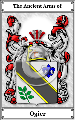 Ogier Family Crest Download (JPG) Book Plated - 600 DPI