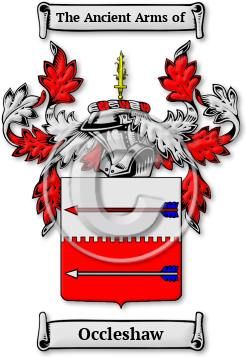 Occleshaw Family Crest Download (jpg) Legacy Series - 150 DPI