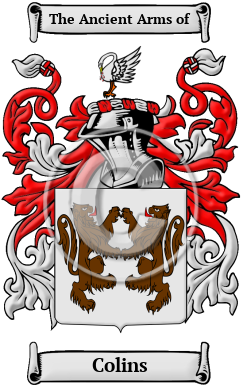 Colins Family Crest Download (JPG) Heritage Series - 600 DPI