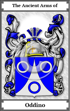 Oddino Family Crest Download (JPG)  Book Plated - 150 DPI