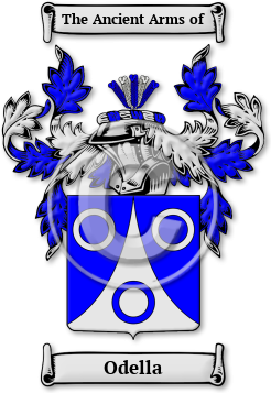 Odella Family Crest Download (jpg) Legacy Series - 150 DPI