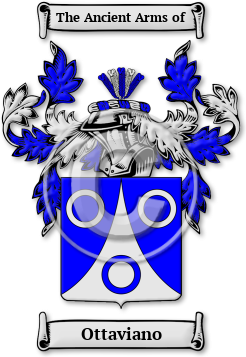 Ottaviano Family Crest Download (jpg) Legacy Series - 150 DPI