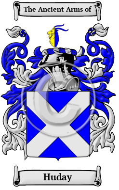 Huday Family Crest Download (JPG) Heritage Series - 300 DPI