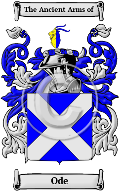 Ode Family Crest Download (JPG) Heritage Series - 600 DPI