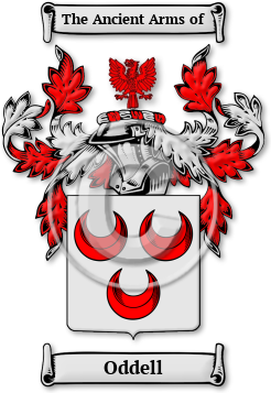 Oddell Family Crest Download (jpg) Legacy Series - 150 DPI
