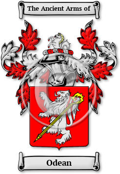 Odean Family Crest Download (jpg) Legacy Series - 150 DPI