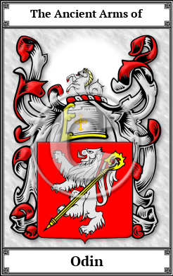 Odin Family Crest Download (JPG)  Book Plated - 150 DPI