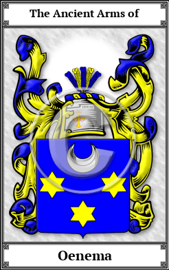 Oenema Family Crest Download (JPG)  Book Plated - 150 DPI