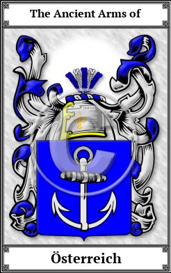 Österreich Family Crest Download (JPG)  Book Plated - 150 DPI