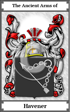 Havener Family Crest Download (JPG)  Book Plated - 150 DPI