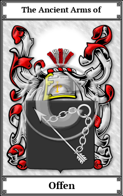 Offen Family Crest Download (JPG)  Book Plated - 150 DPI