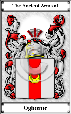 Ogborne Family Crest Download (JPG)  Book Plated - 150 DPI