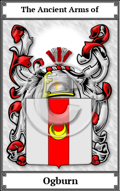 Ogburn Family Crest Download (JPG)  Book Plated - 150 DPI