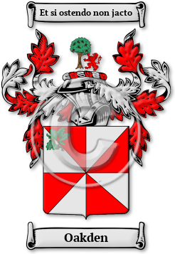 Oakden Family Crest Download (jpg) Legacy Series - 150 DPI