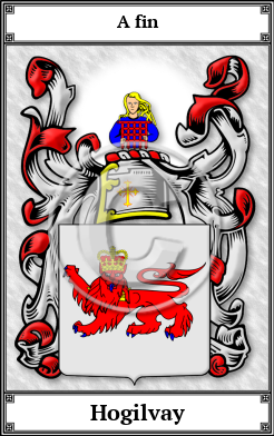 Hogilvay Family Crest Download (JPG) Book Plated - 600 DPI