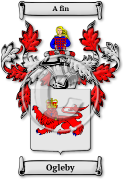 Ogleby Family Crest Download (jpg) Legacy Series - 150 DPI