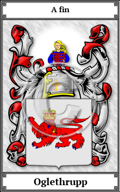 Oglethrupp Family Crest Download (JPG)  Book Plated - 150 DPI