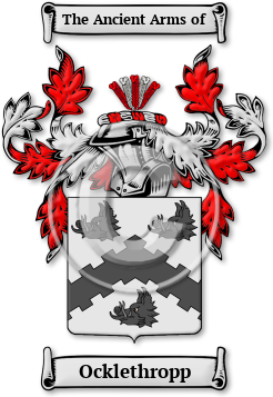 Ocklethropp Family Crest Download (jpg) Legacy Series - 150 DPI
