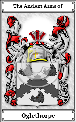 Oglethorpe Family Crest Download (JPG)  Book Plated - 150 DPI