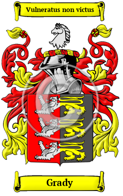 Grady Family Crest Download (JPG) Heritage Series - 600 DPI