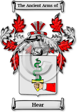 Hear Family Crest Download (jpg) Legacy Series - 150 DPI