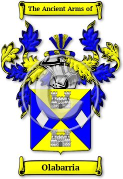 Olabarria Family Crest Download (jpg) Legacy Series - 150 DPI