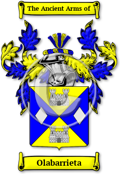 Olabarrieta Family Crest Download (jpg) Legacy Series - 150 DPI