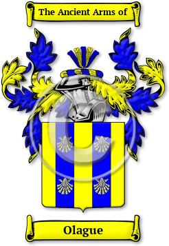 Olague Family Crest Download (jpg) Legacy Series - 150 DPI