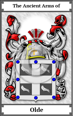 Olde Family Crest Download (JPG)  Book Plated - 150 DPI