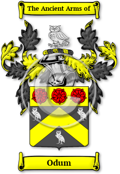 Odum Family Crest Download (jpg) Legacy Series - 150 DPI