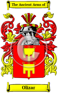 Olizar Family Crest Download (JPG) Heritage Series - 300 DPI
