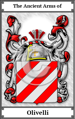 Olivelli Family Crest Download (JPG) Book Plated - 600 DPI