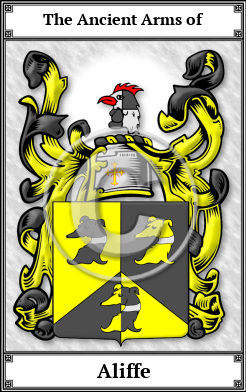 Aliffe Family Crest Download (JPG) Book Plated - 600 DPI