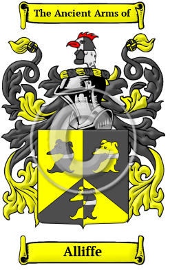 Alliffe Family Crest/Coat of Arms