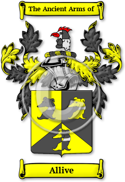 Allive Family Crest Download (jpg) Legacy Series - 150 DPI