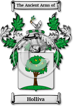 Holliva Family Crest Download (JPG) Legacy Series - 600 DPI