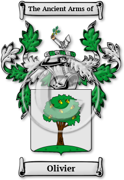 Olivier Family Crest Download (jpg) Legacy Series - 150 DPI