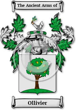 Ollivier Family Crest Download (jpg) Legacy Series - 150 DPI