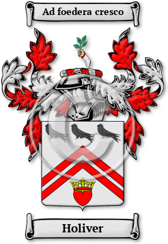 Holiver Family Crest Download (jpg) Legacy Series - 150 DPI