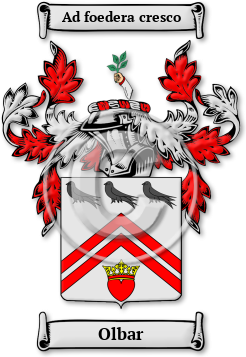 Olbar Family Crest Download (jpg) Legacy Series - 150 DPI