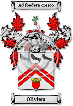 Oliviers Family Crest Download (jpg) Legacy Series - 150 DPI