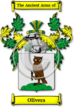 Olivera Family Crest Download (JPG) Legacy Series - 600 DPI