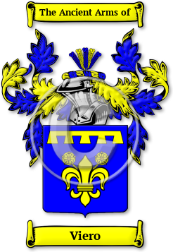 Viero Family Crest Download (jpg) Legacy Series - 150 DPI