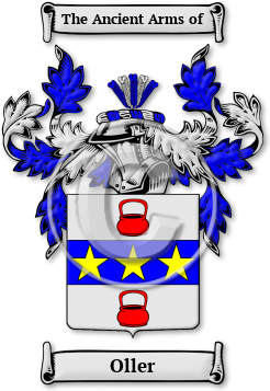 Oller Family Crest Download (JPG) Legacy Series - 600 DPI