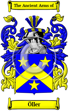 Öller Family Crest Download (JPG) Heritage Series - 300 DPI
